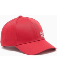 EA7 - Baseballcap Baumwolle Verstellbarem Verschluss Caps U - Lyst