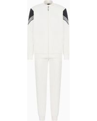 EA7 - 7 Lines Cotton Jersey Tracksuit - Lyst