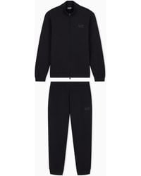 EA7 - Tracksuit Natural Ventus 7 Regular Fit Cotton Blend Jersey - Lyst