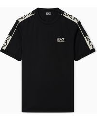 EA7 - Graphic Series Stretch Viscose-Blend T-Shirt - Lyst