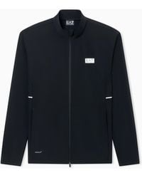 EA7 - Dynamic Athlete Zip-Up Sweatshirt - Lyst