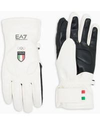EA7 - Technical Fabric Gloves - Lyst