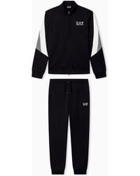 EA7 - Summer Block Pure Cotton Tracksuit - Lyst
