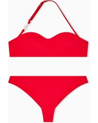 EA7 - Bikini A Fascia Con Logo - Lyst