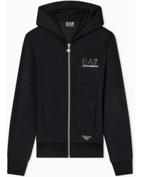 EA7 - Felpa Con Cappuccio Evolution - Lyst