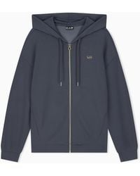 EA7 - Oversized Full-Zip Hoodie Core Lady Relax - Lyst