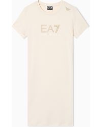 EA7 - Short-Sleeve Dress Evolution - Lyst