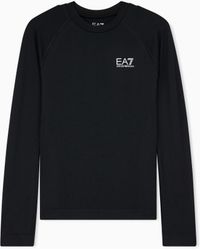 EA7 - Slim Long Sleeve T-Shirt Ventus Plus - Lyst