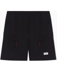 EA7 - Dynamic Athlete Ventus7 Technical-Fabric Cargo Bermuda Shorts - Lyst