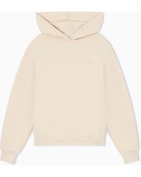 EA7 - Graphic Series Girl Stretch-Cotton Hooded Sweatshirt - Lyst