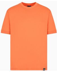 EA7 - Unisex Core Identity T-shirt In Asv Organic Cotton - Lyst