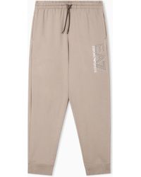 EA7 - Visibility Cotton Jogger Pants - Lyst