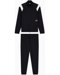 EA7 - Core Identity Cotton Tracksuit - Lyst