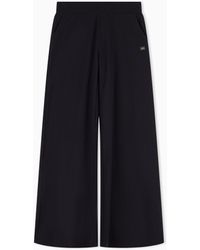 EA7 - Trousers Core Lady Regular Fit Cotton Jersey - Lyst