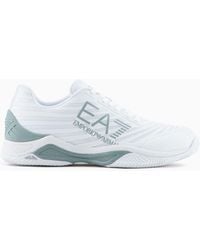 EA7 - Tennis Tech Clay Sneaker - Lyst