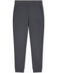 EA7 - Regular Fit Trousers Logo Series - Lyst