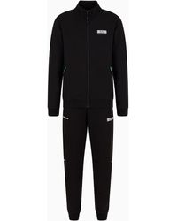 EA7 - Dynamic Athlete Tracksuit In Natural Ventus7 Technical Fabric - Lyst