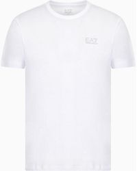 EA7 - T-shirt Core Identity In Cotone Pima - Lyst