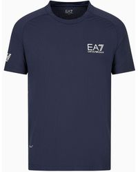 Emporio Armani - Tennis Pro T-shirt In Ventus7 Technical Fabric - Lyst
