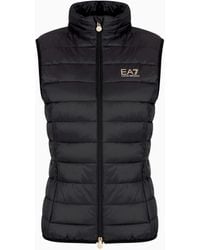 EA7 - Gilet Core Lady Imbottito - Lyst