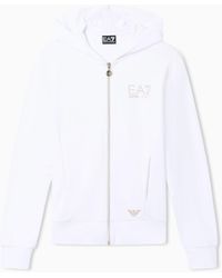 EA7 - Evolution Hooded Sweatshirt - Lyst