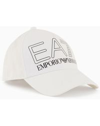 EA7 - Visibility Cotton Baseball Cap - Lyst