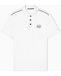 EA7 - Tennis Pro Polo Shirt - Lyst