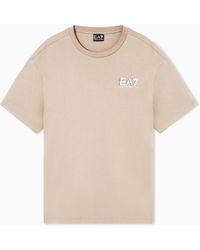 EA7 - Visibility Cotton Jersey T-Shirt - Lyst