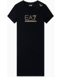 EA7 - Short-Sleeve Dress Evolution - Lyst