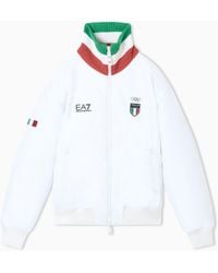 EA7 - Italia Team Giacca Da Podio Con Imbottitura - Lyst