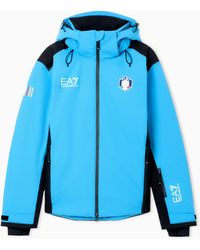 EA7 - Fisi Collection Protectum7 Technical-Fabric Ski Jacket With Stratum7 Padding - Lyst