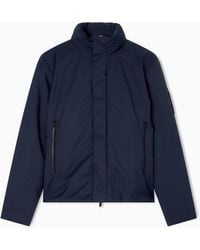 EA7 - Giacca Imbottita Con Cappuccio - Lyst