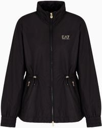 EA7 - Core Lady Technical Fabric Jacket - Lyst