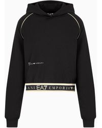 EA7 - Dynamic Athlete Hooded Sweatshirt - Lyst