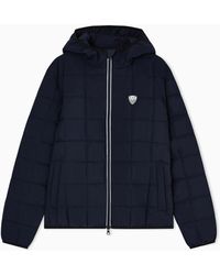 EA7 - Giacca Con Cappuccio Premium Shield - Lyst