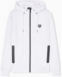 EA7 - Regular Fit Full-Zip Hoodie Premium Shield - Lyst
