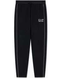EA7 - Label Jogginghose Aus Einer Viskose-Mischung - Lyst