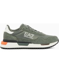 EA7 - Vintage Sneaker Mit Wildledereinsätzen Vintage Running - Lyst