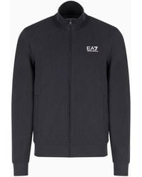 EA7 - Core Identity Sweatshirt Aus Baumwolle - Lyst