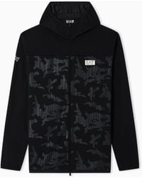 EA7 - Dynamic Athlete Hooded Sweatshirt - Lyst
