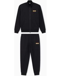 EA7 - Tracksuit Visibility Regular Fit Cotton Jersey - Lyst