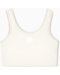 EA7 - Medium-Support Sports Bra Dynamic Athlete - Lyst