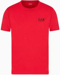 EA7 - Core Identity T-shirt Aus Pima-baumwolle - Lyst