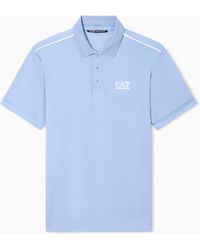 EA7 - Tennis Pro Polo Shirt - Lyst
