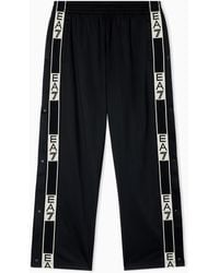 EA7 - Graphic Series Technical Fabric Trousers - Lyst