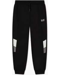 EA7 - Summer Block Jogginghose Aus Reiner Baumwolle - Lyst