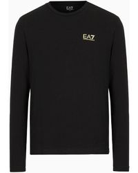 EA7 - Core Identity Long-sleeved T-shirt - Lyst
