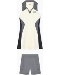 EA7 - Polo Pique Dress Tennis Pro Slim Fit Stretch Jersey - Lyst
