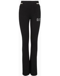 EA7 - Core Lady Stretch-cotton Trousers - Lyst