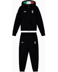 EA7 - Trainingsanzug Aus Baumwolle - Lyst